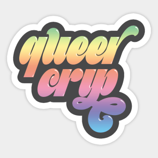 Queer Crip (Rainbow) Sticker